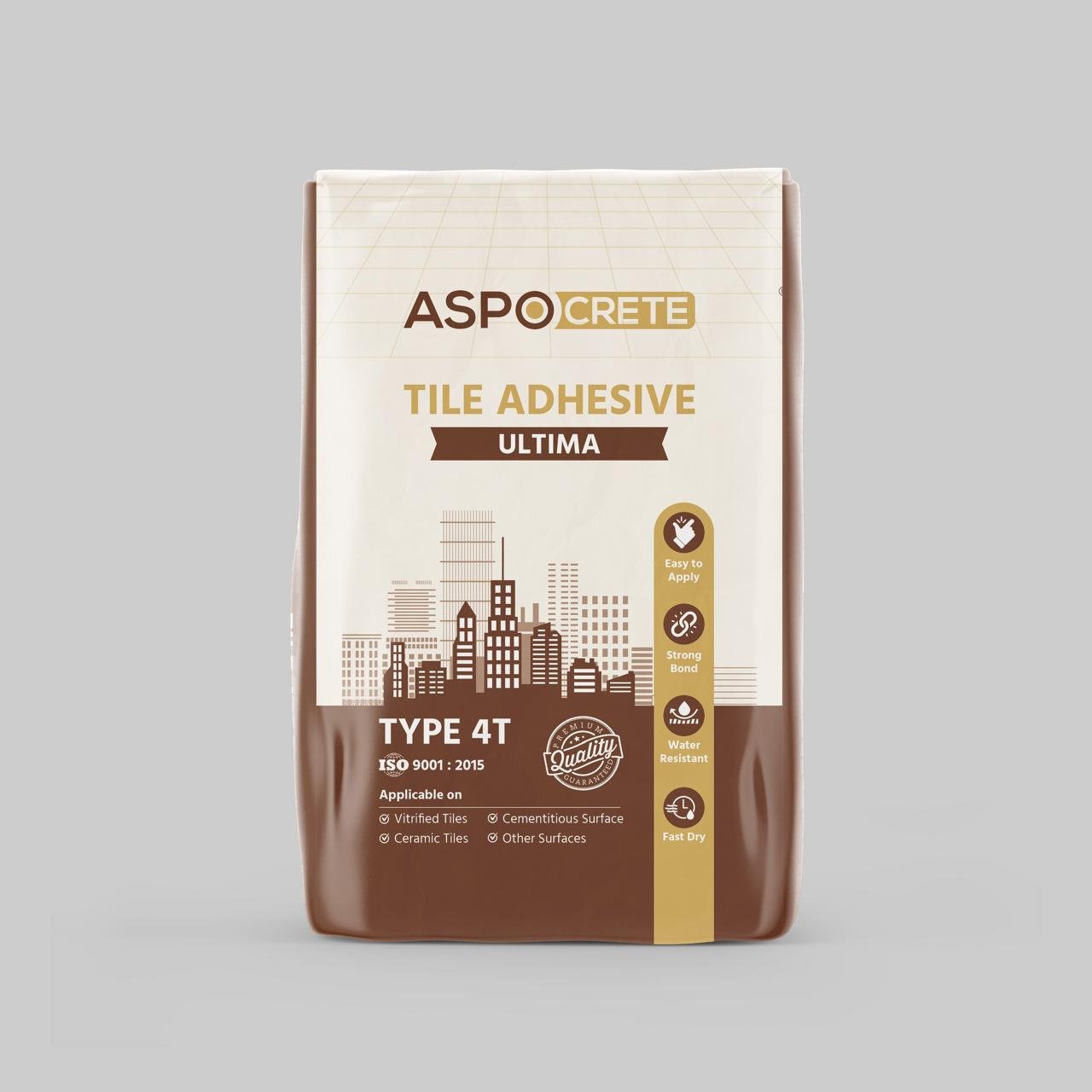Tile Adhesive – Ultima packaging — Aspocrete Tile & Stone Fixing Solutions